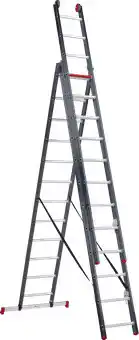 Coolblue Altrex All Round 3 x 12 Reformladder Gecoat aanbieding