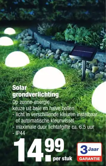 ALDI Solar grondverlichting aanbieding