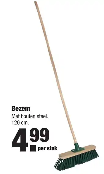 ALDI Bezem 120 cm aanbieding