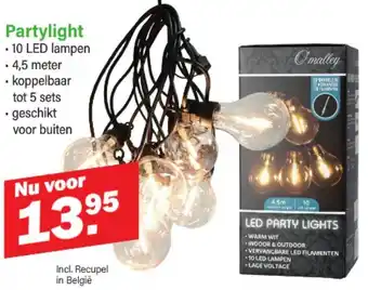 Van Cranenbroek Partylight .10 LED lampen aanbieding
