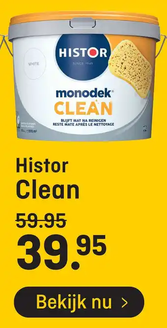 Hubo Histor Clean aanbieding