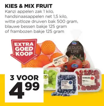 Jumbo Kies & Mix Fruit 3 stuks aanbieding