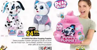 ToyChamp 01725070 Pet Alive Pooping Puppies aanbieding