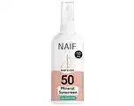 De Online Drogist Naif Care Baby&Kids Minerale Zonnebrand Spray 0% perfume SPF50 100ML aanbieding