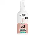 De Online Drogist Naif Care Baby&Kids Minerale Zonnebrand Spray 0% perfume SPF50 100ML aanbieding