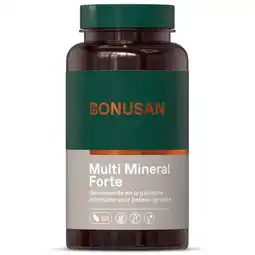 De Online Drogist Bonusan Multi Mineral Forte Tabletten 60TB aanbieding
