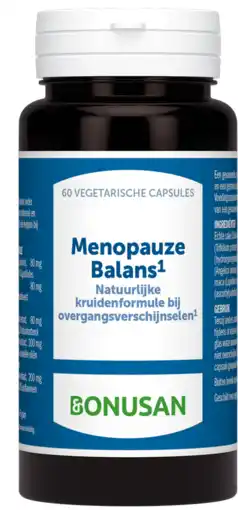 De Online Drogist Bonusan Menopauze Balans Capsules 60VCP aanbieding