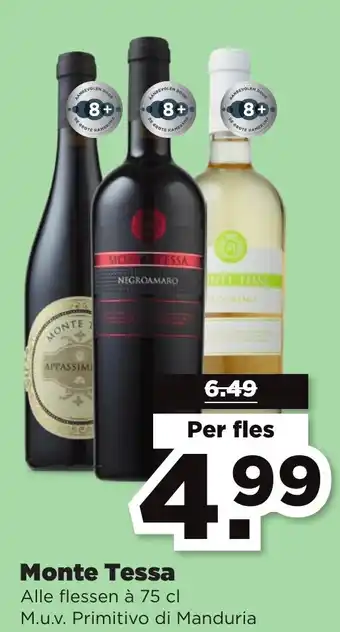 PLUS Monte Tessa 75 cl aanbieding