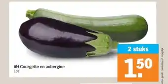 Albert Heijn AH Courgette en aubergine aanbieding