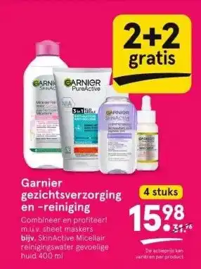 Etos gezichtsverzorging en -reiniging aanbieding