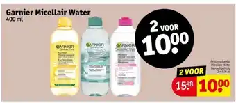 Kruidvat Garnier Micellair Water 400 ml aanbieding