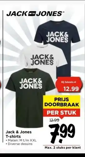 Vomar Voordeelmarkt Jack & Jones T-shirts aanbieding