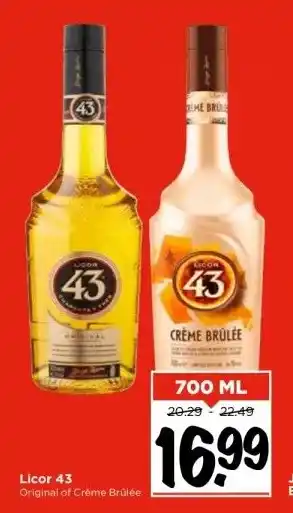 Vomar Voordeelmarkt Licor 43 aanbieding