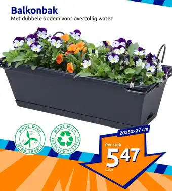 Action Balkonbak per stuk aanbieding