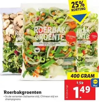 Lidl Roerbakgroenten aanbieding