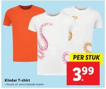 Lidl Kinder T-shirt aanbieding