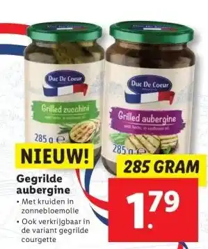 Lidl Gegrilde aubergine aanbieding