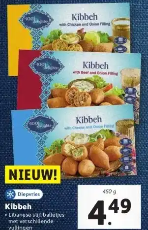 Lidl Kibbeh aanbieding