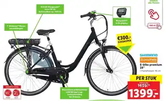 Lidl E-bike premium 28 aanbieding