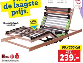 Lidl Elektrische lattenbodem aanbieding