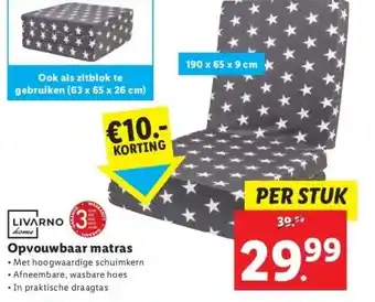 Lidl Opvouwbaar matras aanbieding