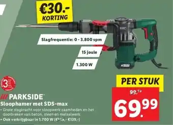 Lidl Sloophamer met SDS-max aanbieding