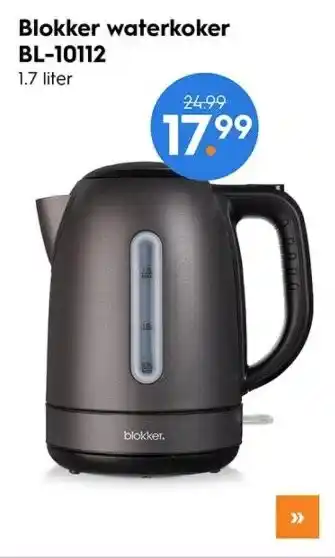 Blokker Blokker waterkoker aanbieding