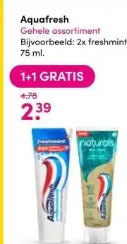 DA Aquafresh aanbieding