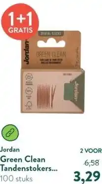 Holland & Barrett Green Clean Tandenstokers Dun aanbieding