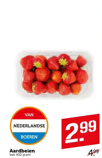 Coop Aardbeien aanbieding