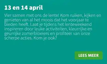 Intratuin 13 en 14 april aanbieding