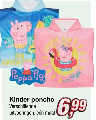 Kik Kinder poncho aanbieding