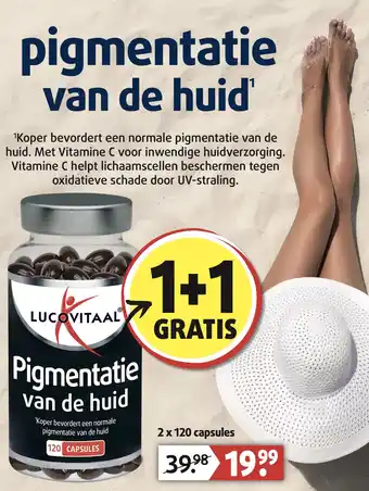 Lucovitaal pigmentatie van de huid' aanbieding