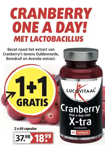 Lucovitaal CRANBERRY aanbieding