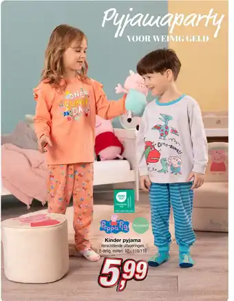 Kik Kinder pyjama aanbieding