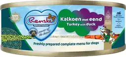 Intratuin Renske hondenvoer kalkoen met eend junior/adult 95 gram aanbieding