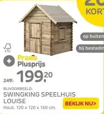 Praxis SWINGKING SPEELHUIS aanbieding