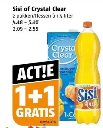 Poiesz Sisi of Crystal Clear aanbieding
