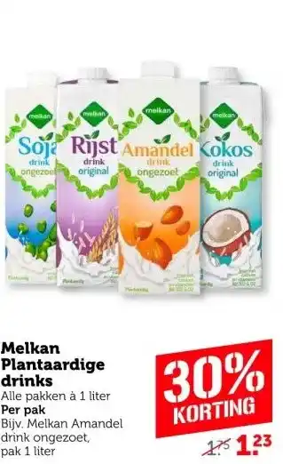 Coop Melkan Plantaardige drinks aanbieding