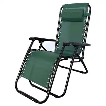 Pets Place Bestgarden Camping Lounge Stoel - Tuinmeubelen - 172x66x108 cm Donkergroen aanbieding