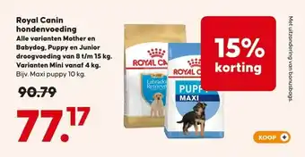 Pets Place Royal Canin hondenvoeding aanbieding