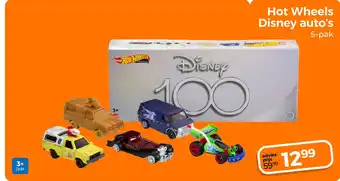 Trekpleister Hot Wheels Disney auto's aanbieding