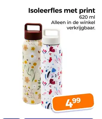 Trekpleister Isoleerfles met print aanbieding