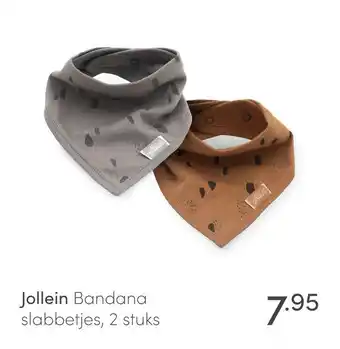 Baby & Tiener Jollein Bandana slabbetjes aanbieding