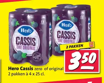 Nettorama Hero Cassis zero of original aanbieding