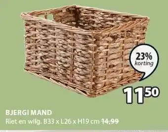 Jysk BJERGI MAND aanbieding