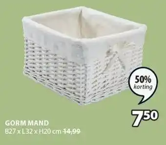 Jysk GORM MAND aanbieding