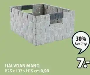 Jysk HALVDAN MAND aanbieding