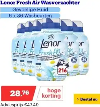 Bol.com Lenor Fresh Air Wasverzachter aanbieding