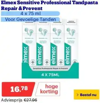 Bol.com Elmex Sensitive Professional Tandpasta Repair & Prevent aanbieding